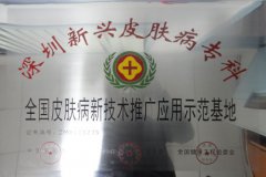 全国皮肤病新技术推广应用示范基地